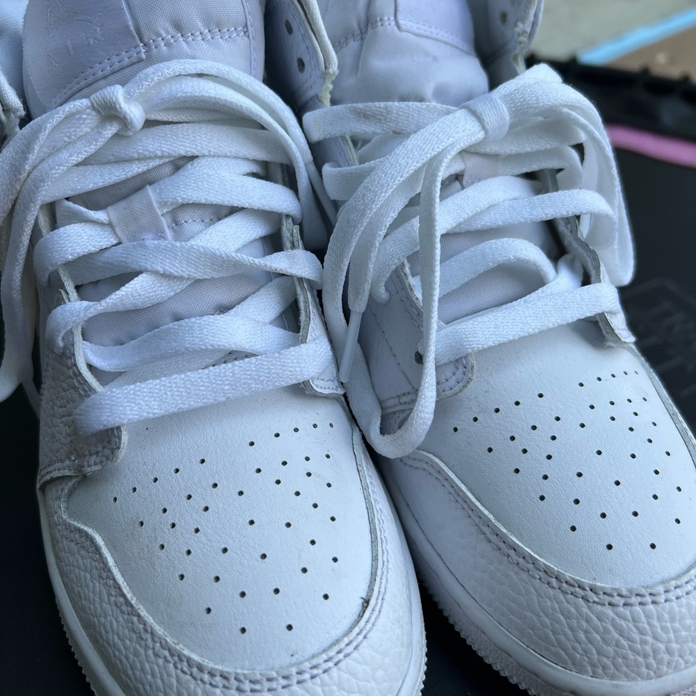 NIKE AIR JORDAN 1 white Youth 5.5